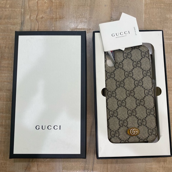 Gucci GG Supreme OPHIDIA IPhone XS Max phone case cover - Picture 3 of 10